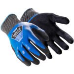 Cut & Puncture Resistant Gloves; Coating Material: Nitrile ; Coating Coverage: Palm & Fingertips ; Glove Type: General Purpose ; ANSI/ISEA Cut Resistance Level: A4 ; Primary Material: HPPE; Fiberglass