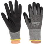 Cut & Abrasion-Resistant Gloves: Size M, ANSI Cut A5, Polyurethane, ATA & HPPE (MOQ=1, Pkg Qty=1)