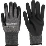 Cut & Abrasion-Resistant Gloves: Size XL, ANSI Cut A5, Micro-Foam Nitrile, ATA & HPPE (MOQ=1, Pkg Qty=1)