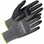 Cut & Abrasion-Resistant Gloves: Size M, ANSI Cut A5, Micro-Foam Nitrile, ATA & HPPE (MOQ=1, Pkg Qty=1)