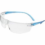 Safety Glass: Anti-Fog, Polycarbonate, Clear Lenses, Frameless, UV Protection (MOQ=1, Pkg Qty=1)