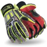 Cut & Puncture-Resistant Gloves: Size L, ANSI Cut A6, ANSI Puncture 4, Synthetic Leather (MOQ=1, Pkg Qty=1)