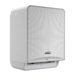 ICON Automatic Hard Roll Towel Dispenser, with Silver Mosaic Design Faceplate, 16.53" x 12.41" x 10.19" (MOQ=1, Pkg Qty=1)