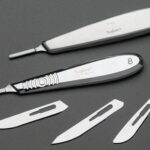 Surgipath Carbon Steel Scalpel Handles, Leica - 38DI36419, Handle #4 for #22 and #22B Blades