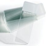 Snowcoat Clipped Corner Microscope Slides, Leica - 3800383, Snowcoat clipped corner slides, colored ends