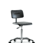 Core Polyurethane Chair Chrome - Medium Bench Height with Casters