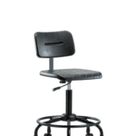 Core Polyurethane Chair - Medium Bench Height with Round Tube Base and Casters
