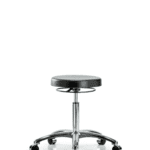 Class 10 Polyurethane Clean Room Stool  - Medium Bench Height with Casters