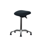 Class 100 Clean Room Vinyl Sit-Stand - Standing Height with Stationary Glides in Storm Supernova Vinyl